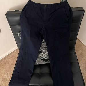 BONOBOS Men’s Navy Flannel Lined Chinos